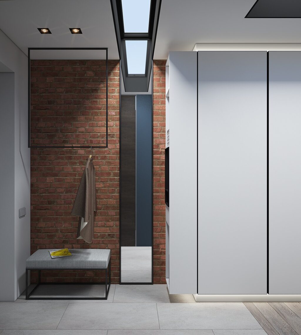 Design a Chic Modern Space Around a Brick Accent Wall