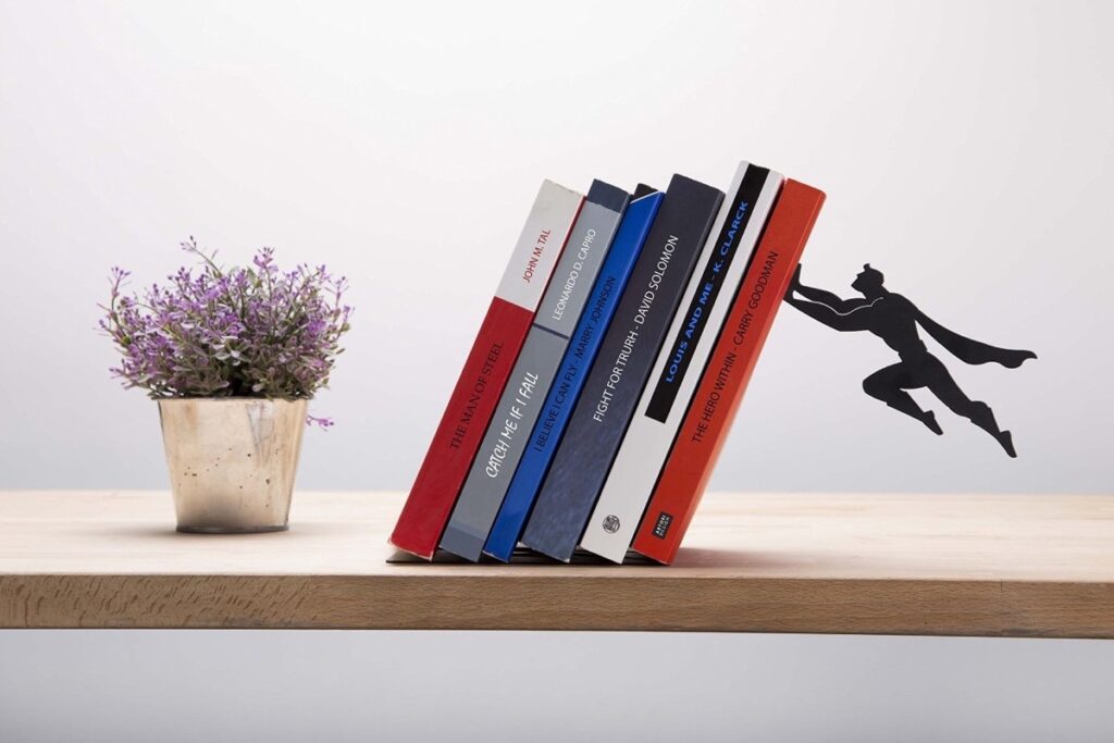 bookends for superhero fans Interior Design Ideas