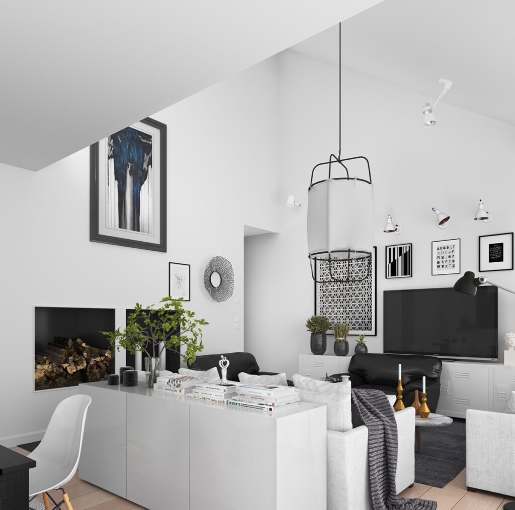 Illustration of Scandinavian Apartment Design Trends