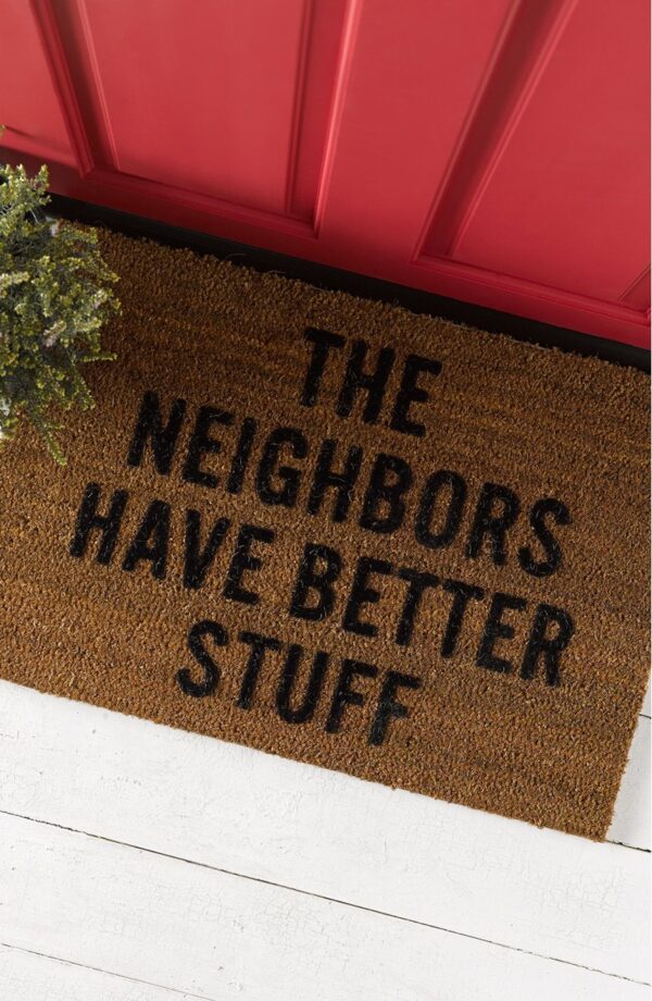 Sometimes the Back Door is Better Welcome Door Mat 