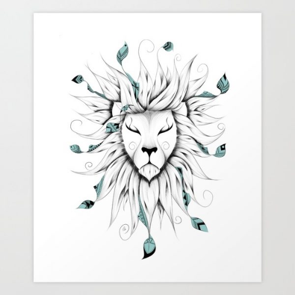 50 Amazing Art Prints Of Lions Your Walls