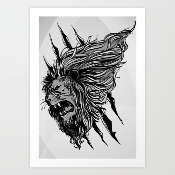 50 Amazing Art Prints Of Lions For Your Walls