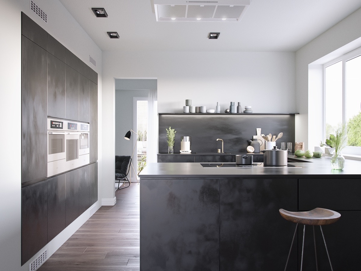 36 Stunning Black Kitchens That Tempt You To Go Dark For Your Next