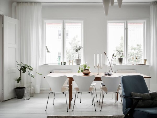 White scandinavian chair deals