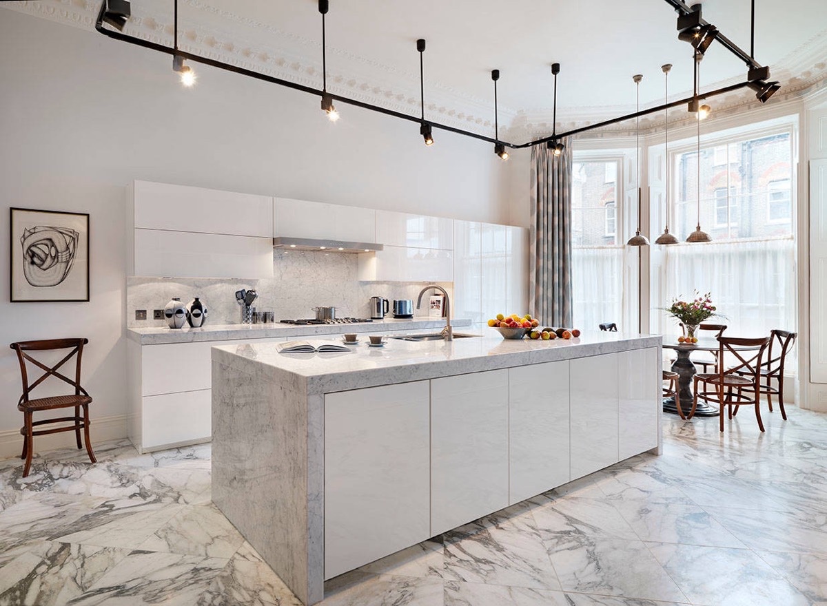 36 Marvellous Marble Kitchens That