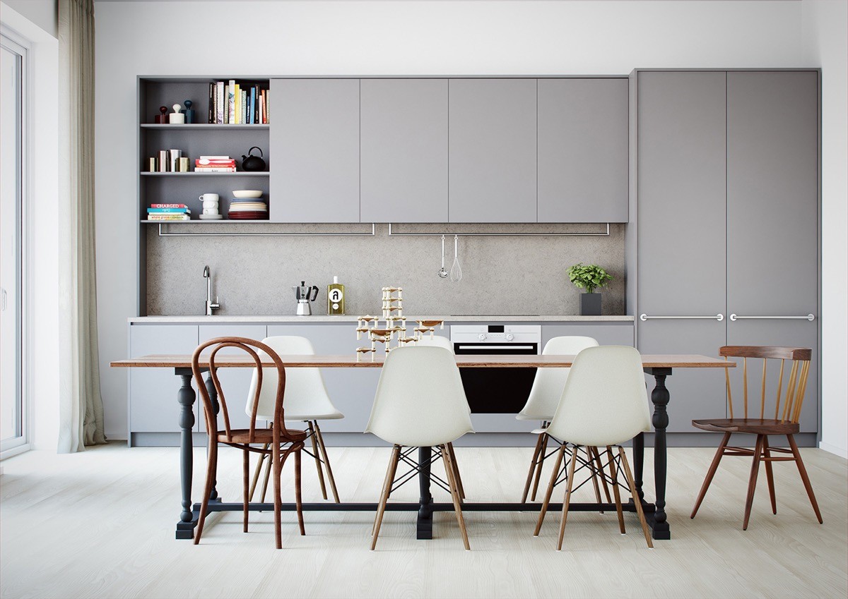 40 Gorgeous Grey Kitchens