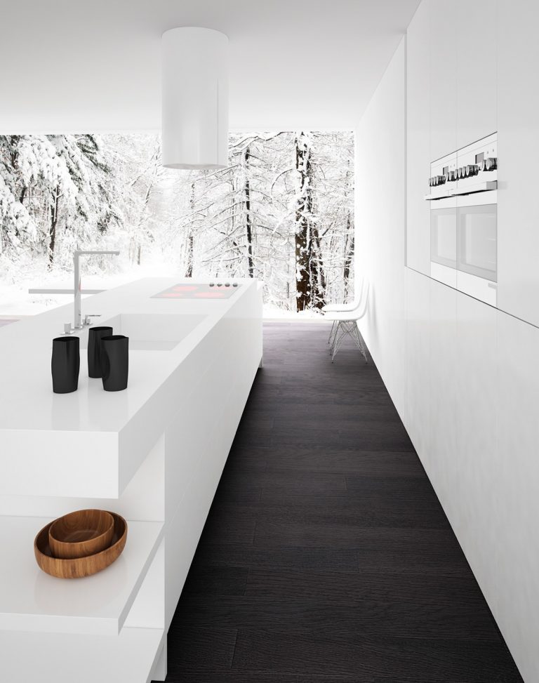 minimalist black and white kitchen | Interior Design IdeasInterior ...
