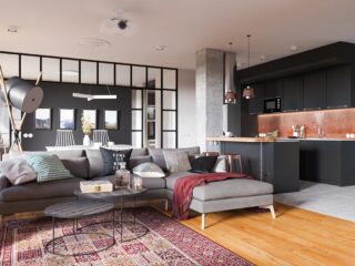 A Beautiful One Bedroom Bachelor Apartment Under 100 Square Meters (With Floor Plan)