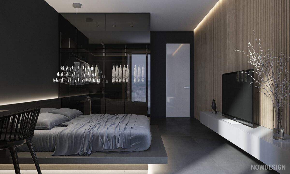 Black matte deals bedroom