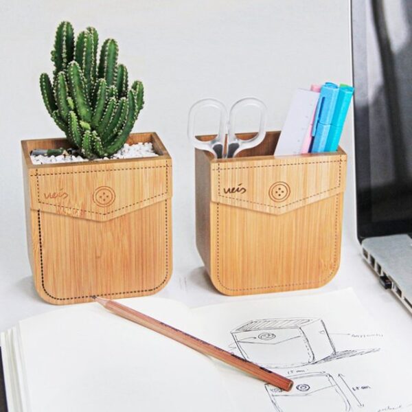 Pen Holder for Desk Cute - Ceramic Pencil Holder for Cool Work