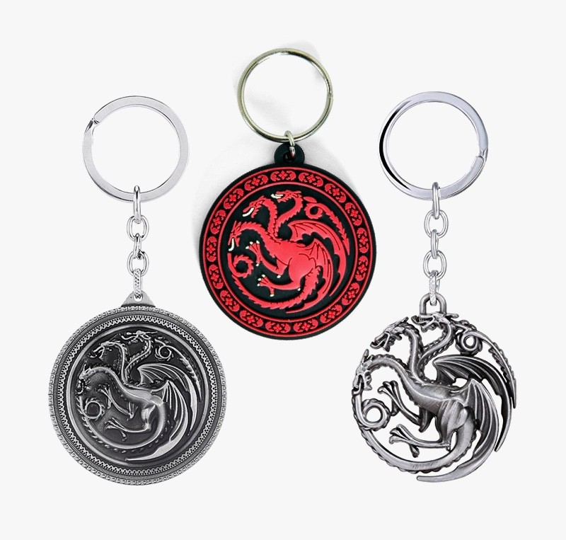 Salesone Llc Game Of Thrones House Of The Dragon Gold Dragon 3d Keychain :  Target