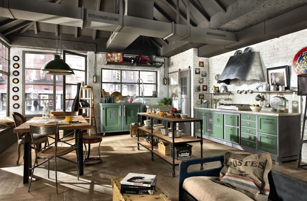 32 Industrial Style Kitchens That Will Make You Fall In Love