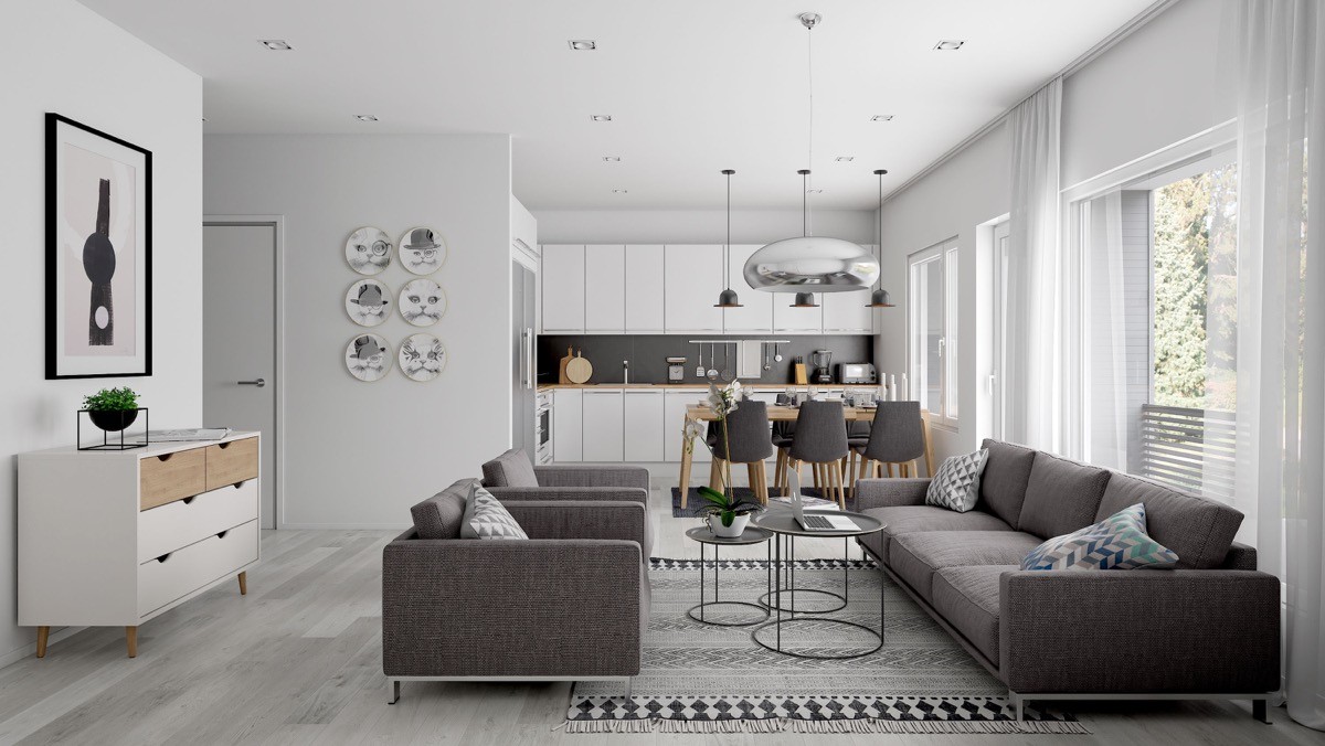 Open Plan Interior Design Inspiration