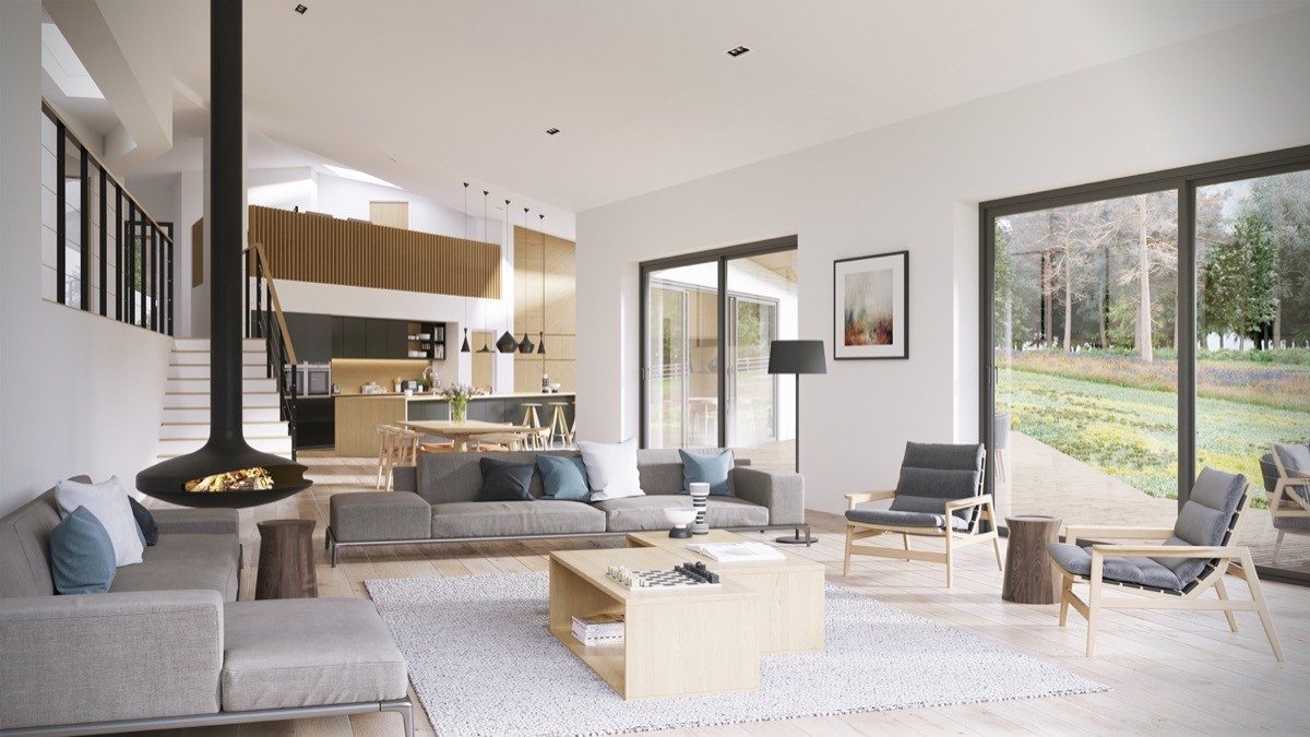 Open Plan Interior Design Inspiration