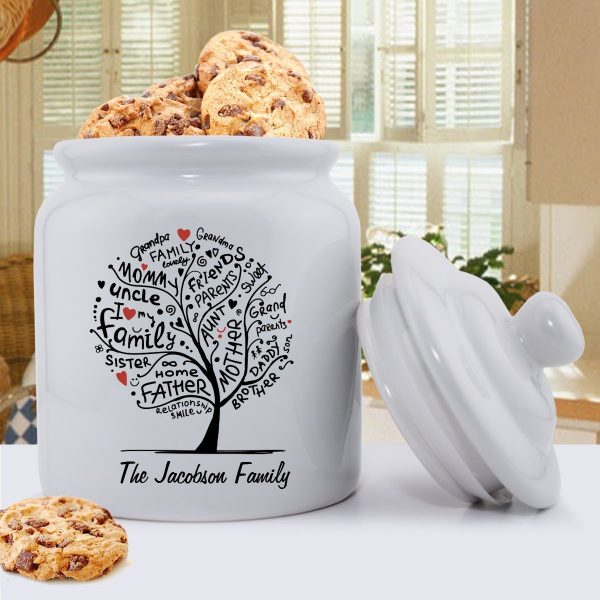 Personalized Cookie Jar Available In Multiple Styles 