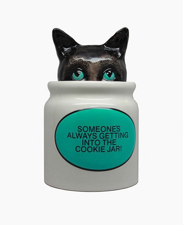 Funny shop cookie jar