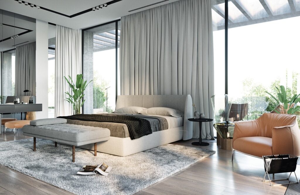 sunny bedroom natural light | Interior Design Ideas