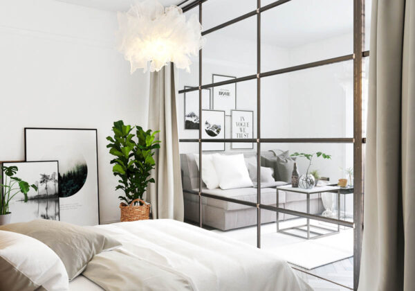 fluffy white unique bedroom pendant light | Interior Design ...