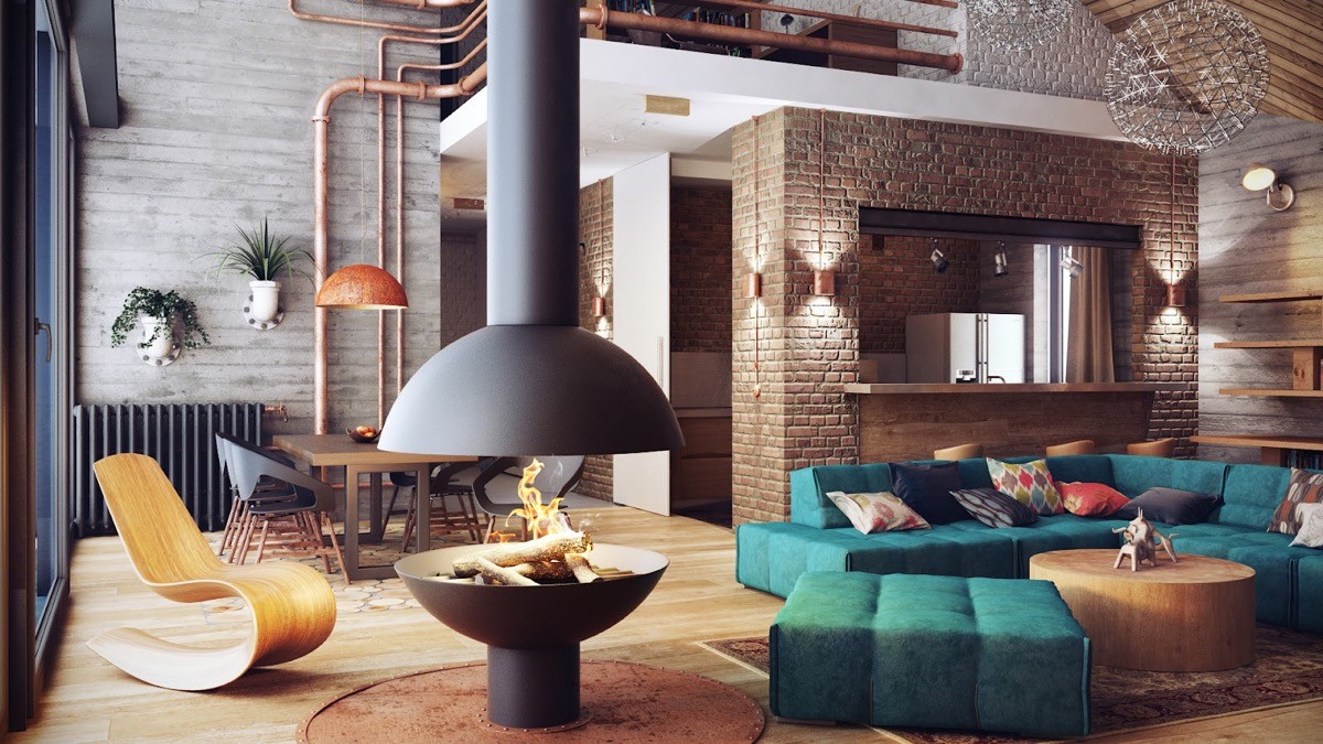 Industrial Style Living Room Design: The Essential Guide