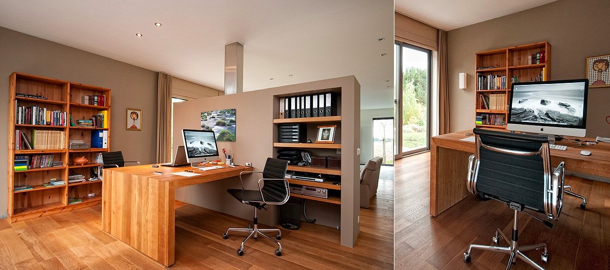 36 Inspirational Home Office Workspaces That Feature 2 Person Desks