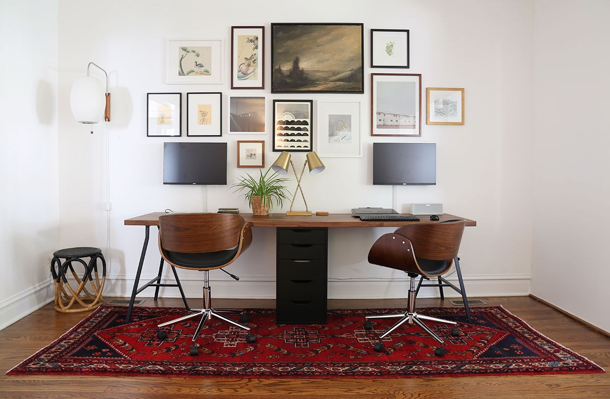 Two-Person Home Office Layout