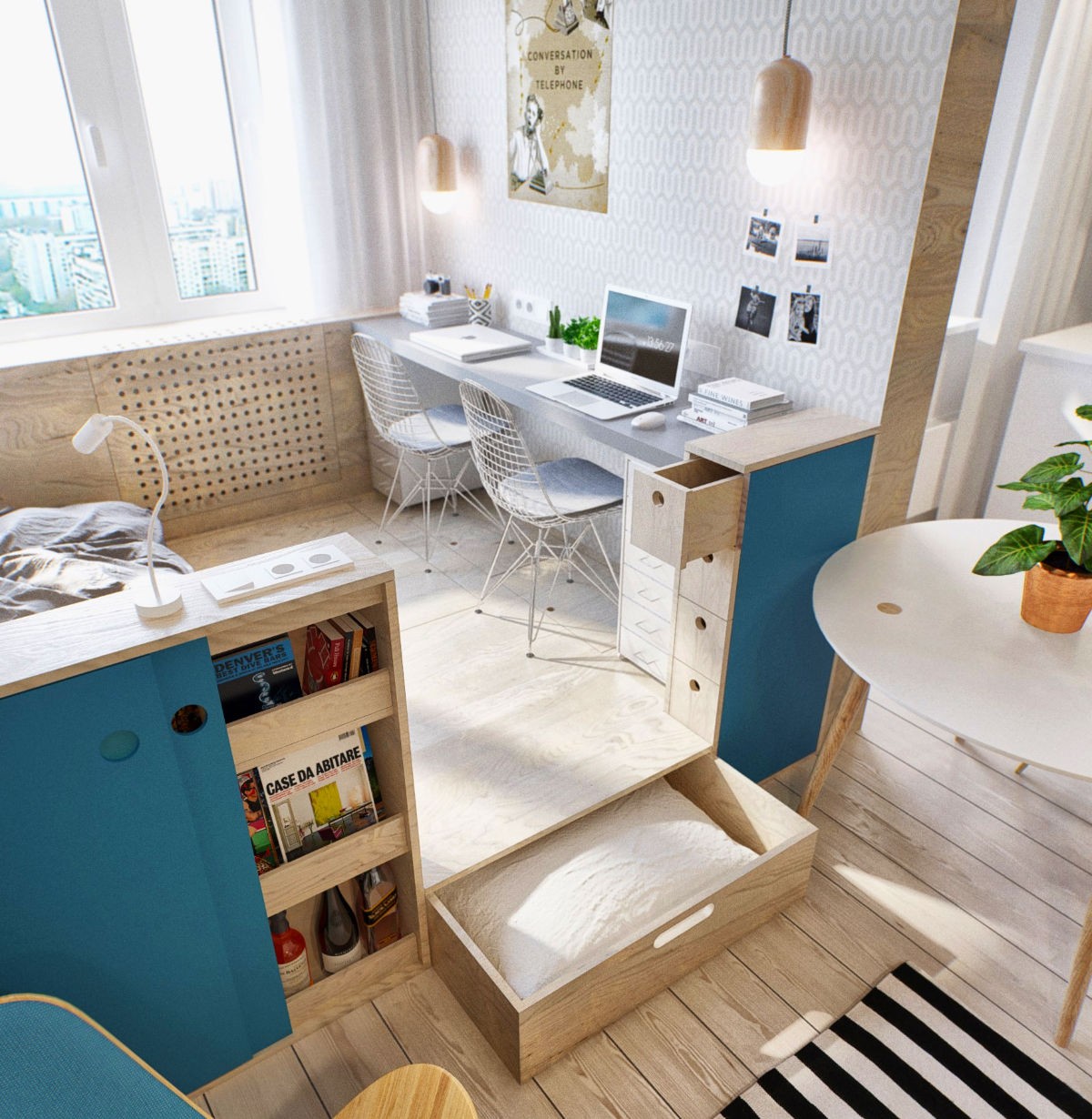 36 Inspirational Home Office Workspaces That Feature 2 Person Desks