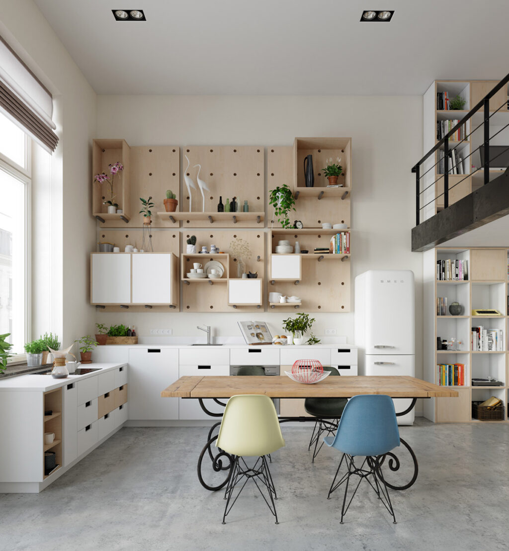 View of 5 Scandinavian-Style Apartments