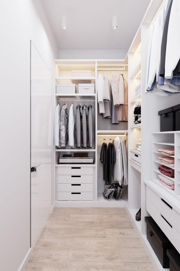 walk in closet organization | Interior Design Ideas