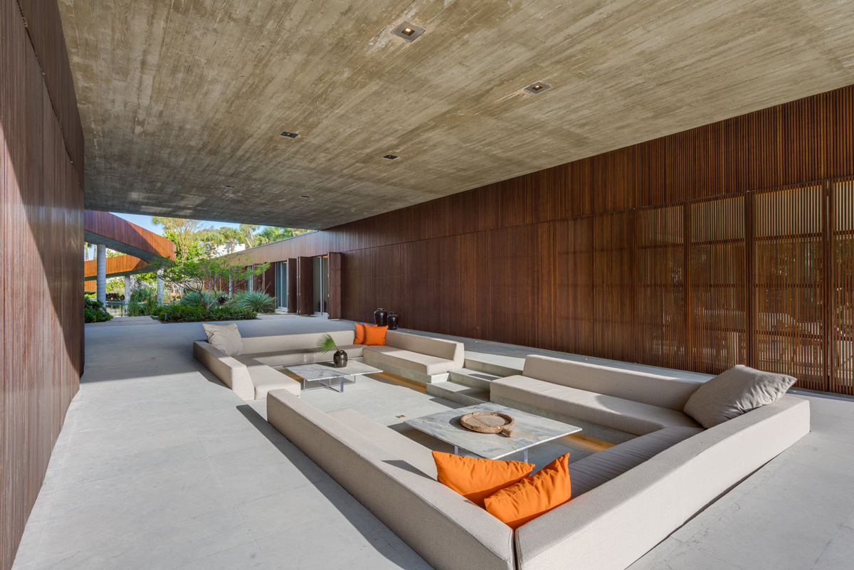 Sunken Living Room Architecture Interior Design Ideas