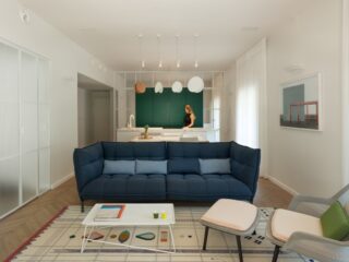 Bauhaus Style Home with Interior Glass Walls