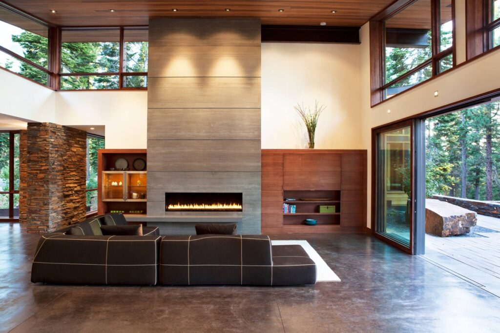 wood panel living room ideas | Interior Design Ideas