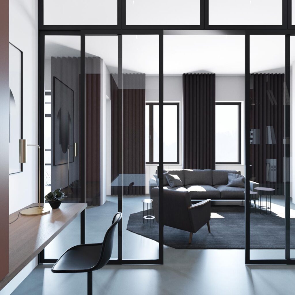 Interior glass doors Interior Design Ideas