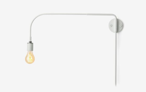 White swing arm wall lamp deals