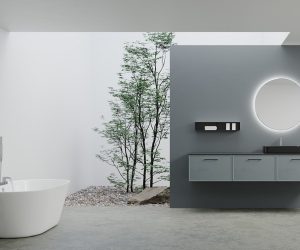 minimalist luxury bathroom