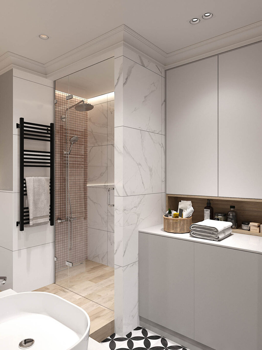 Bespoke shower screen Interior Design Ideas