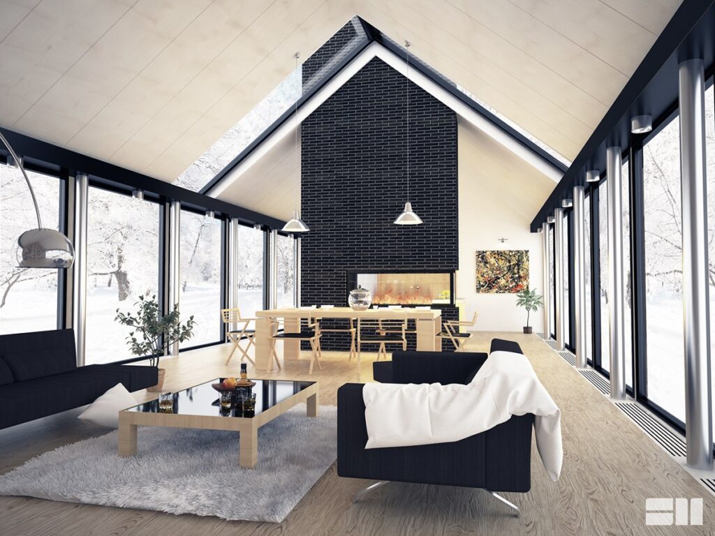 Modern Cabin Interior Design: 4 Inspiring Examples To Get Your Creative ...