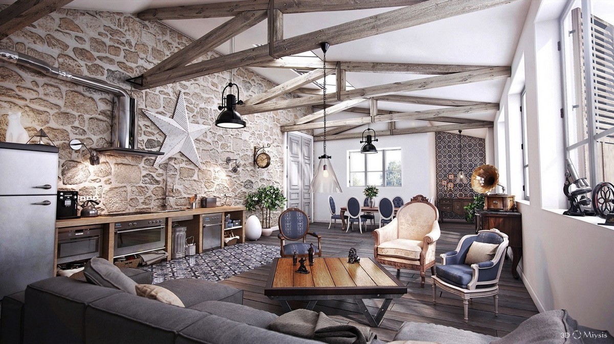 Designing A Rustic Living Room