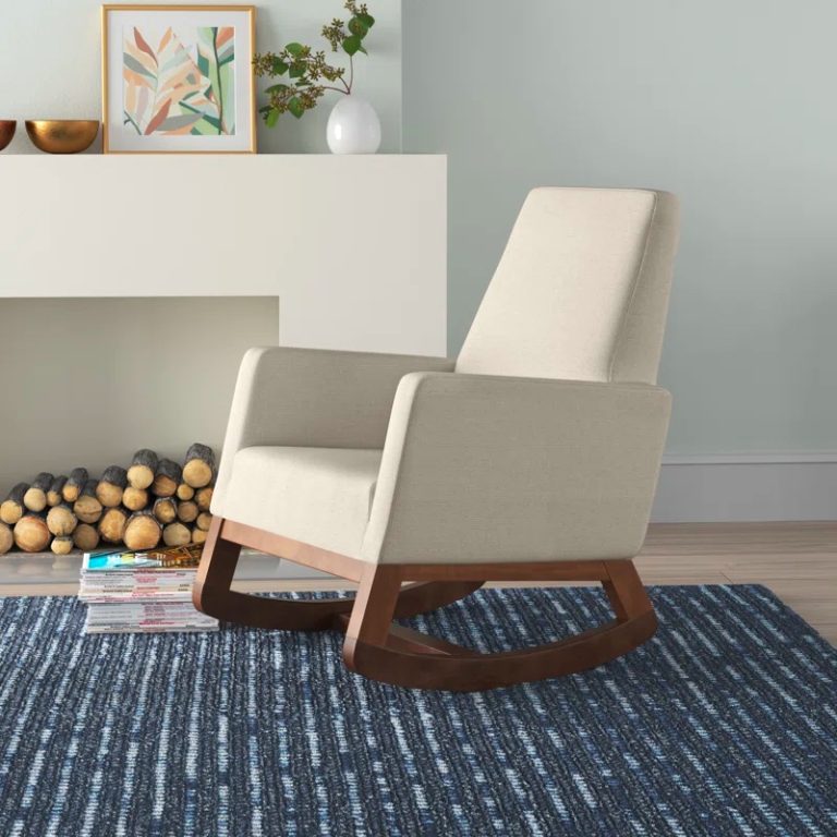 Modern Minimalist Rocking Chair Interior Design Ideas