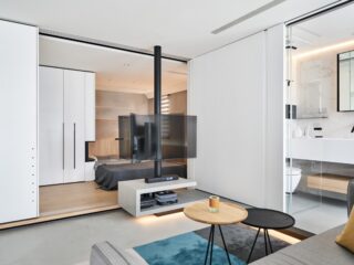 True Open Plan Apartment Under 50 Square Meters (500 Square Feet) With Floor Plan