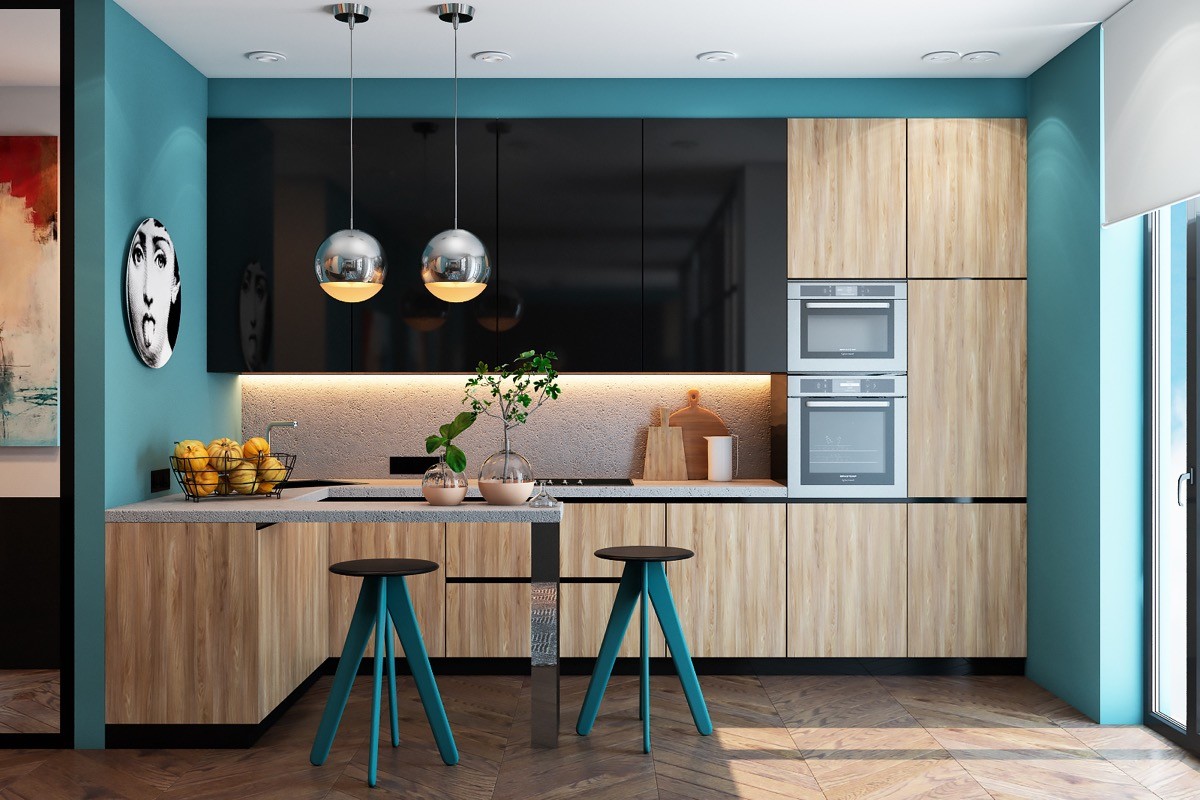 30 Beautiful Blue Kitchens To Brighten Your Day