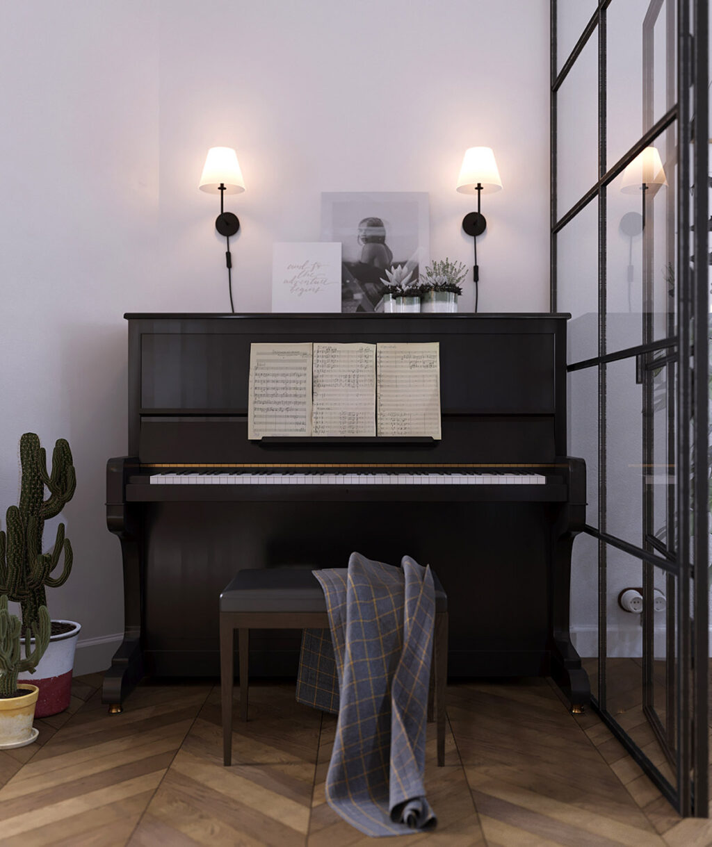 Earthy Eclectic Scandinavian Style Interior