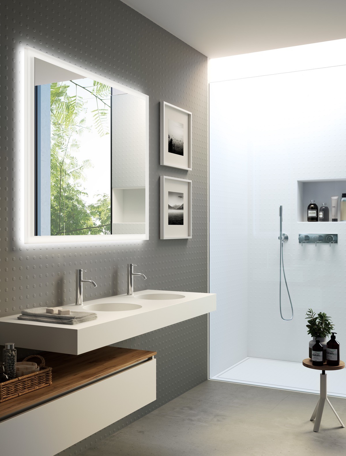 36 Modern Grey White Bathrooms That