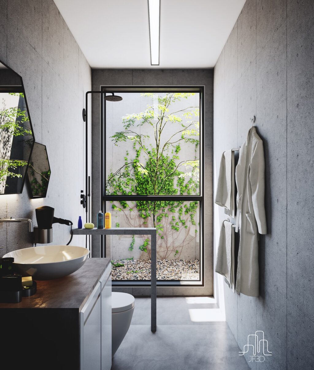 36 Modern Grey & White Bathrooms That Relax Mind Body & Soul