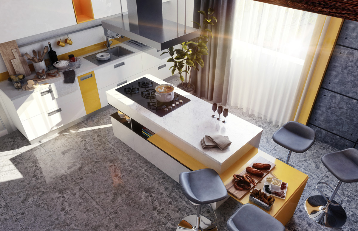 20 Stunning Modern Kitchen Island Designs
