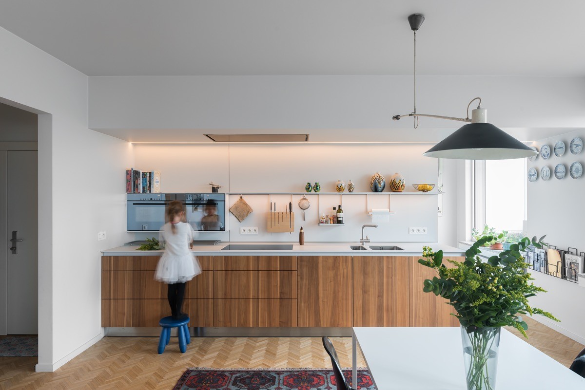 10 foot one wall galley kitchen