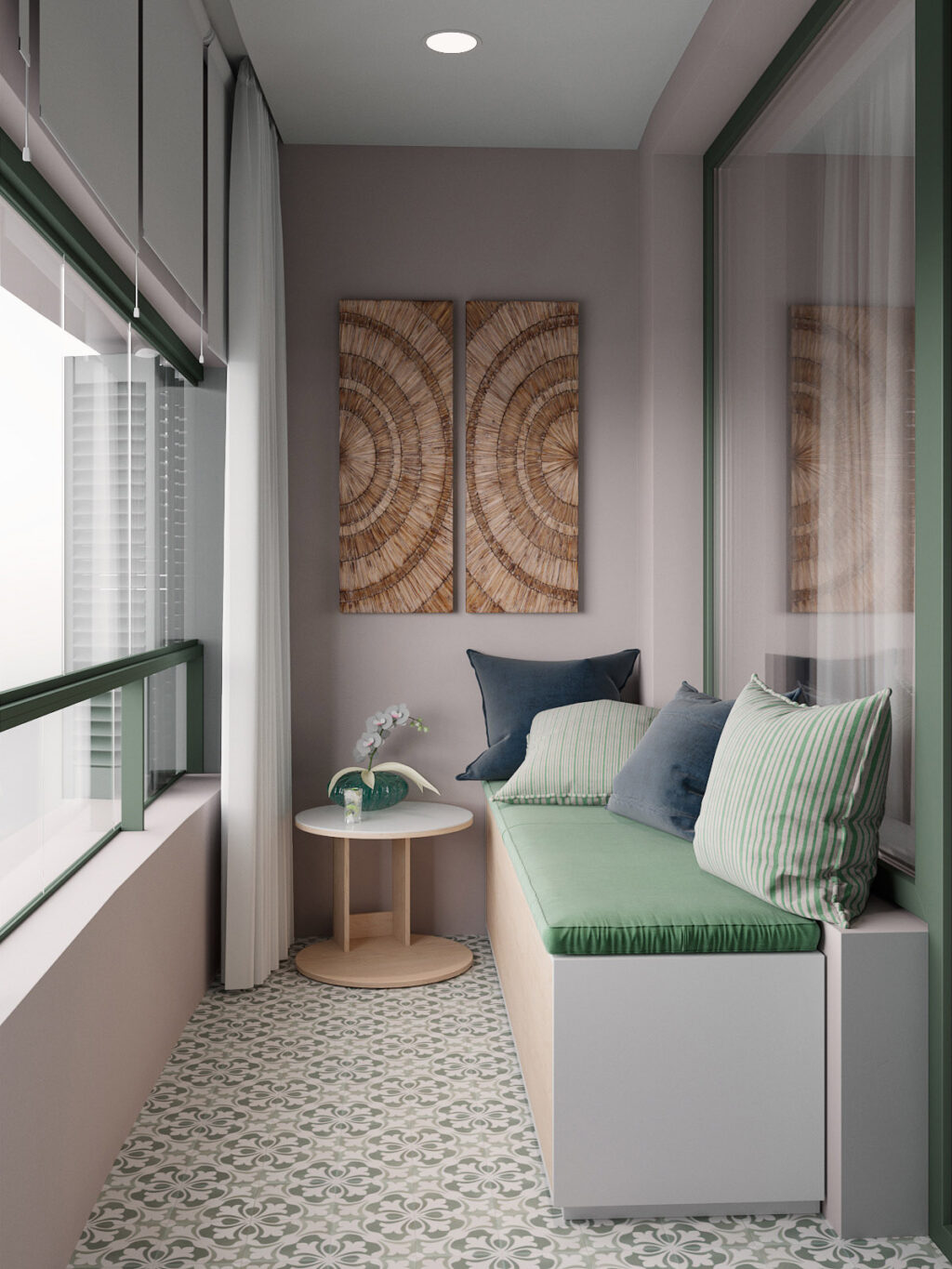 Picture of Scandinavian Style Interior Infused With Garden Greenery