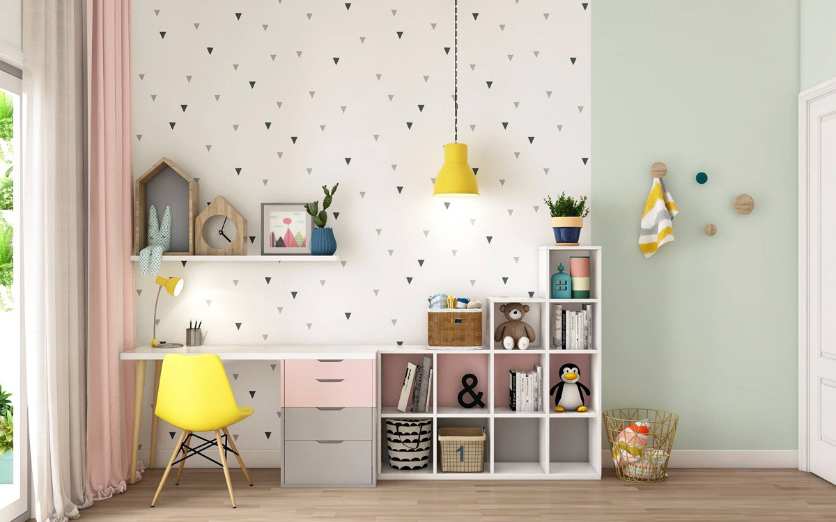 75 Wallpaper Study Room Ideas You'll Love - September, 2023 | Houzz
