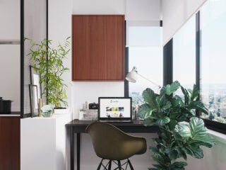 Two Different Methods of Dividing A Studio Apartment