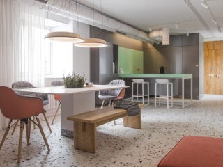 Modern Open Plan With Refreshing Colour Infusions