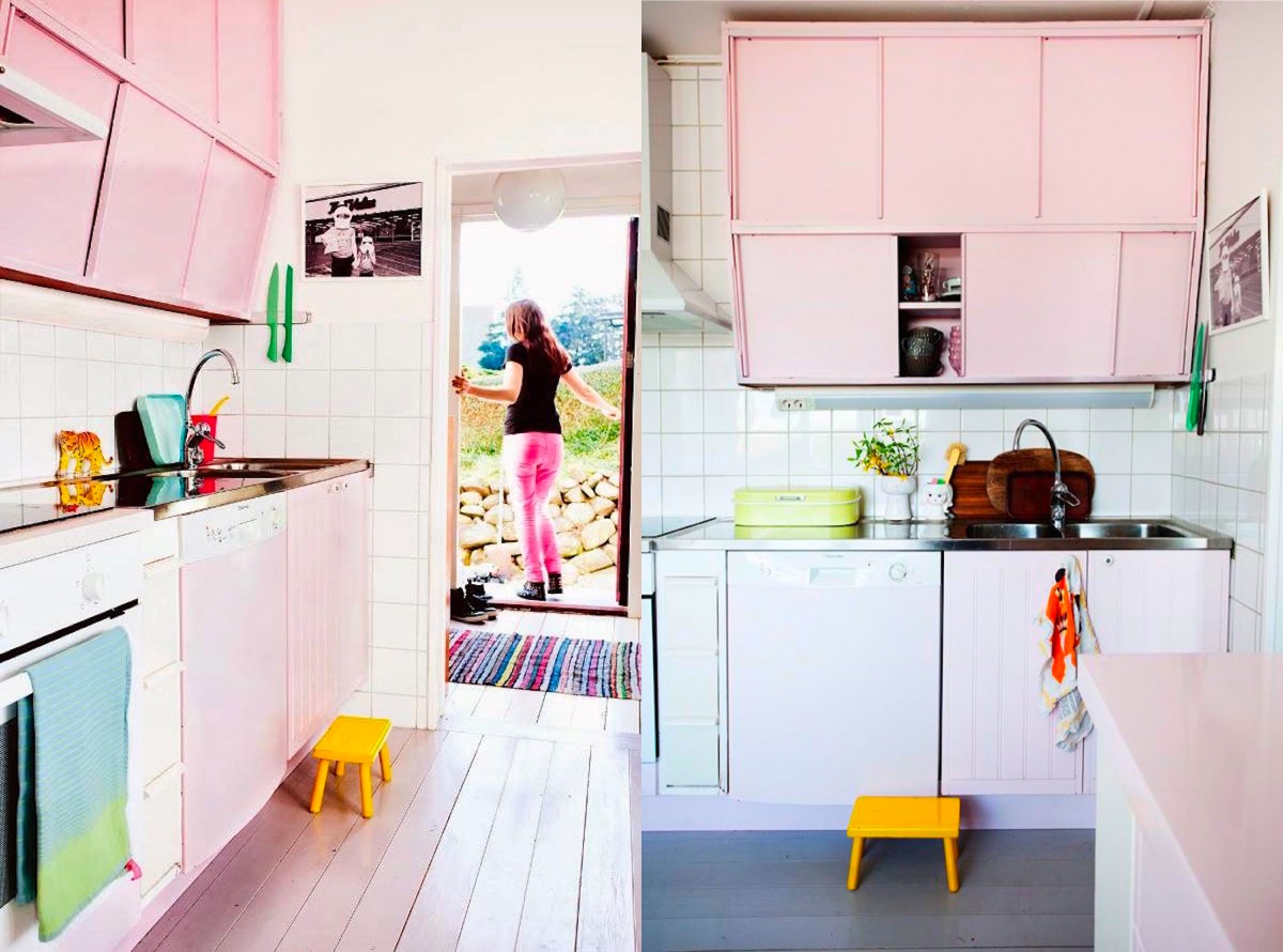 45 Pretty in Pink kitchens accessories and styling tips